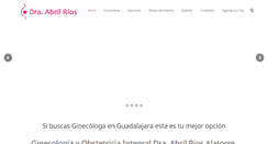 Desktop Screenshot of ginecologa-guadalajara.com