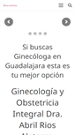 Mobile Screenshot of ginecologa-guadalajara.com
